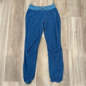 Ivivva by Lululemon Girls Blue Fleece Joggers